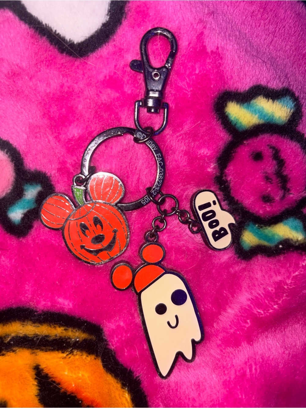 Disney Parks Halloween Pumpkin & Ghost Keychain Charm bag charm
